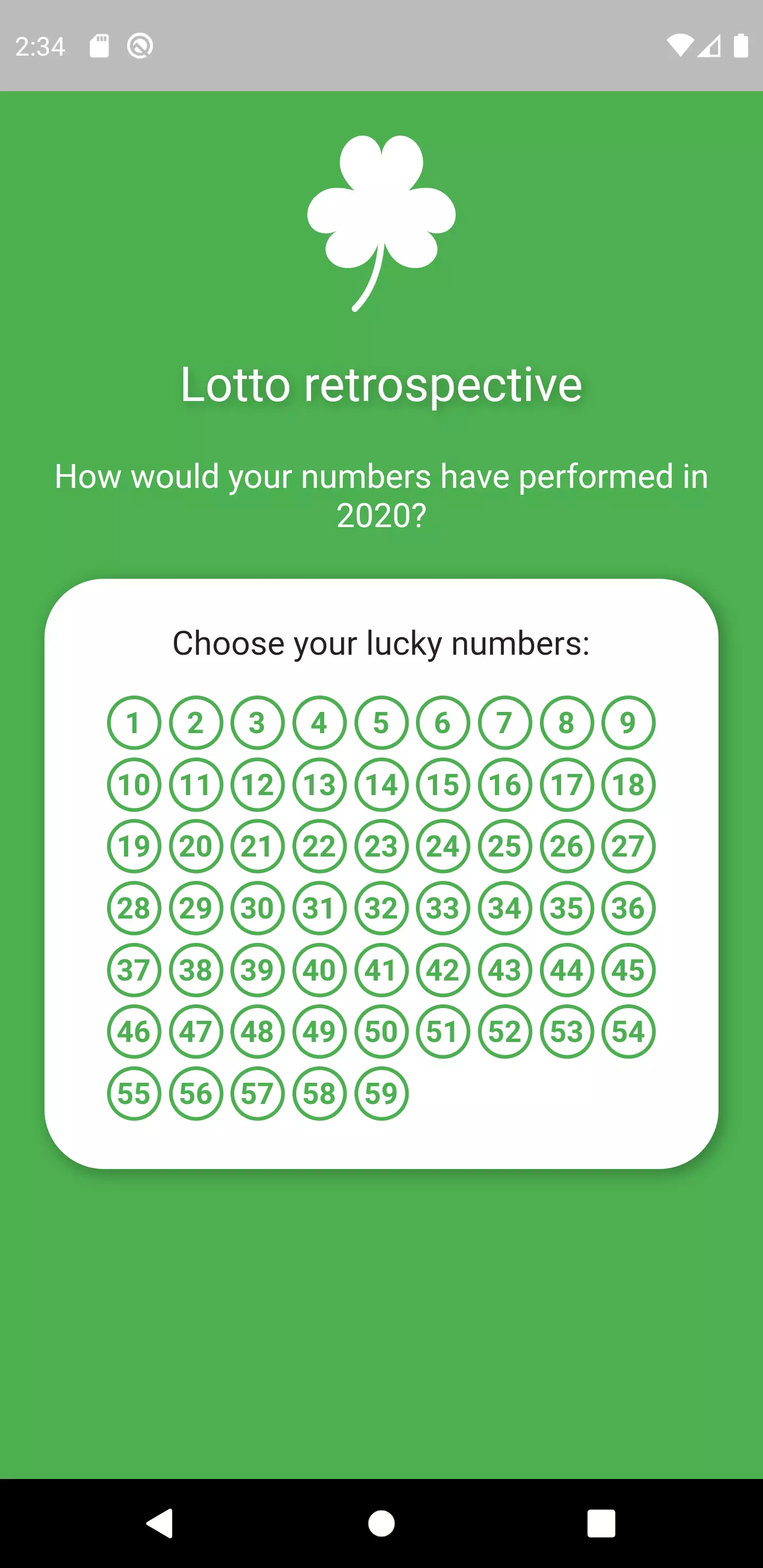Flutter lotto static GridView embedded Flutter lotto static GridView embedded